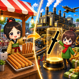 チュロスを売るのアイコン
